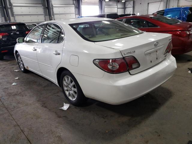 Photo 3 from auction – 2003 LEXUS ES 300 with VIN JTHBF30G330143422