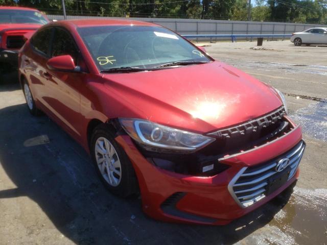 HYUNDAI ELANTRA SE 2017 with VIN 5NPD74LF4HH177136 - Photo from auction