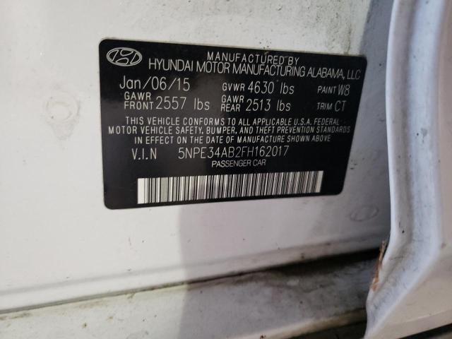 Photo 10 from auction – 2015 HYUNDAI SONATA SPO with VIN 5NPE34AB2FH162017