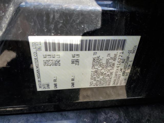 Photo 10 from auction – 2012 NISSAN ALTIMA BAS with VIN 1N4AL2AP3CN416771