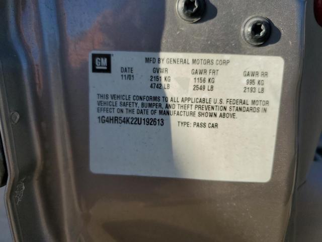 Photo 10 from auction – 2002 BUICK LESABRE LI with VIN 1G4HR54K22U192613