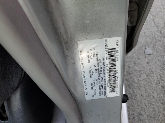 Photo 10 from auction – 2002 MAZDA PROTEGE DX with VIN JM1BJ225421586290