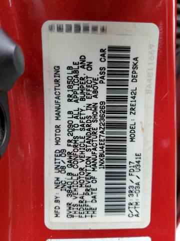 Photo 10 from auction – 2010 TOYOTA COROLLA BA with VIN 1NXBU4EE7AZ236269