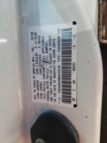 Photo 10 from auction – 2008 ACURA TL with VIN 19UUA66288A035239
