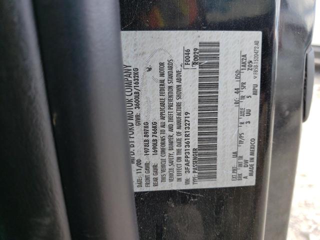 Photo 10 from auction – 2001 FORD FOCUS ZX3 with VIN 3FAFP31361R132719