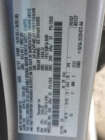 Photo 10 from auction – 2017 FORD FIESTA SE with VIN 3FADP4EJXHM116939