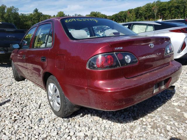 Photo 3 from auction – 1999 TOYOTA COROLLA VE with VIN 2T1BR12E0XC115937