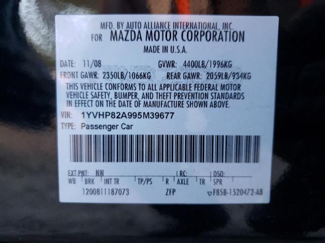 Photo 10 from auction – 2009 MAZDA 6 I with VIN 1YVHP82A995M39677