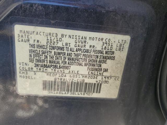 Photo 10 from auction – 2011 NISSAN SENTRA with VIN 3N1AB6AP3BL648907
