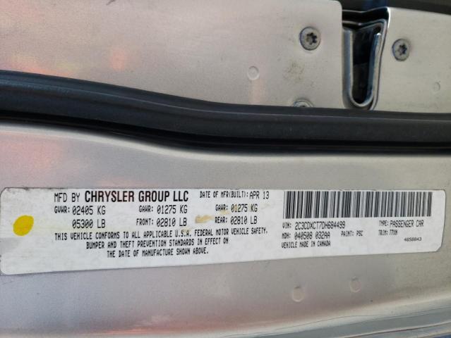 Photo 10 from auction – 2013 DODGE CHARGER R/ with VIN 2C3CDXCT7DH684499