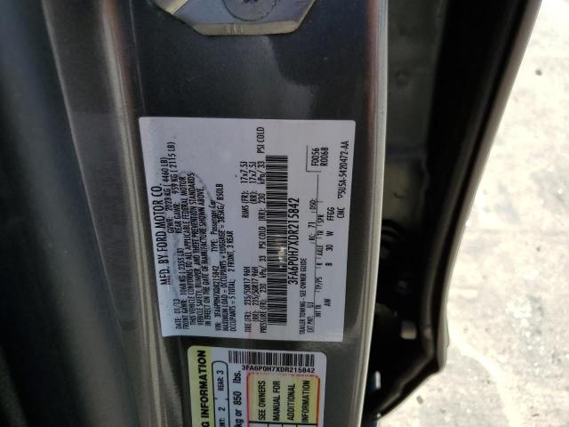 Photo 10 from auction – 2013 FORD FUSION SE with VIN 3FA6P0H7XDR215842