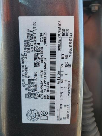 Photo 10 from auction – 2015 FORD F150 SUPER with VIN 1FTFW1EF6FFA64187