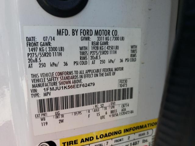 Photo 10 from auction – 2014 FORD EXPEDITION with VIN 1FMJU1K56EEF62479