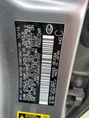 Photo 10 from auction – 2017 LEXUS ES 300H with VIN JTHBW1GG6H2137992
