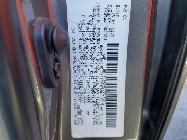 Photo 10 from auction – 2004 TOYOTA SIENNA CE with VIN 5TDZA23C64S056498