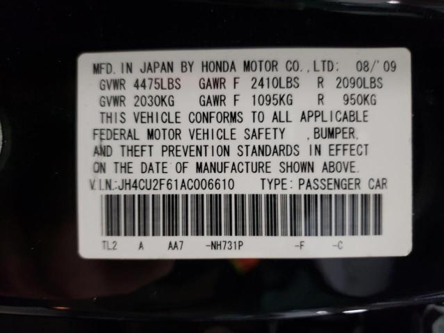 Photo 10 from auction – 2010 ACURA TSX with VIN JH4CU2F61AC006610