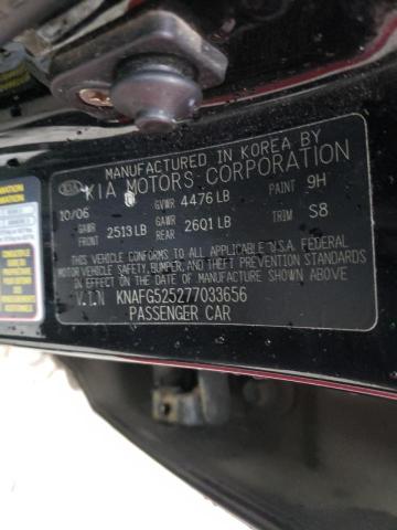 Photo 10 from auction – 2007 KIA RONDO BASE with VIN KNAFG525277033656