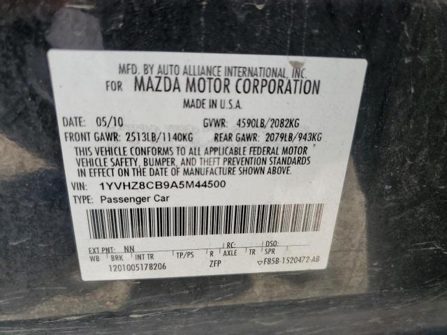 Photo 10 from auction – 2010 MAZDA 6 S with VIN 1YVHZ8CB9A5M44500