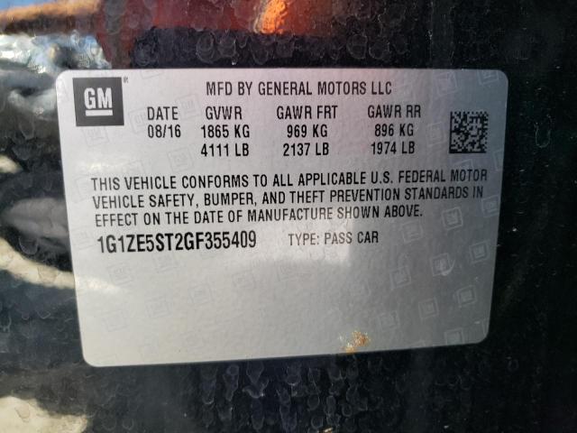 Photo 10 from auction – 2016 CHEVROLET MALIBU LT with VIN 1G1ZE5ST2GF355409