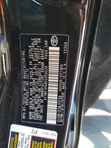 صورة رقم 10 من المزاد - 2012 TOYOTA CAMRY BASE مع VIN 4T1BF1FK8CU059229