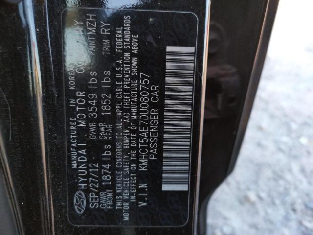 Photo 10 from auction – 2013 HYUNDAI ACCENT GLS with VIN KMHCT5AE7DU080757