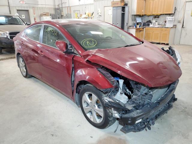 HYUNDAI ELANTRA SE 2016 with VIN 5NPDH4AE2GH791382 - Photo from auction