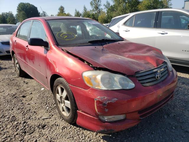 TOYOTA COROLLA CE 2003 with VIN 2T1BR32E43C123819 - Photo from auction