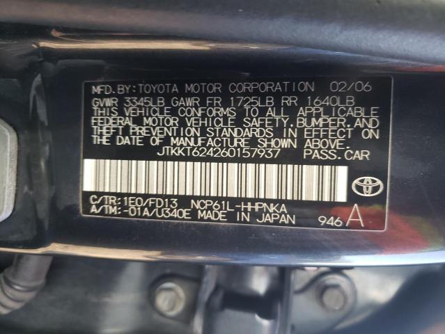 Photo 10 from auction – 2006 TOYOTA SCION XA with VIN JTKKT624260157937