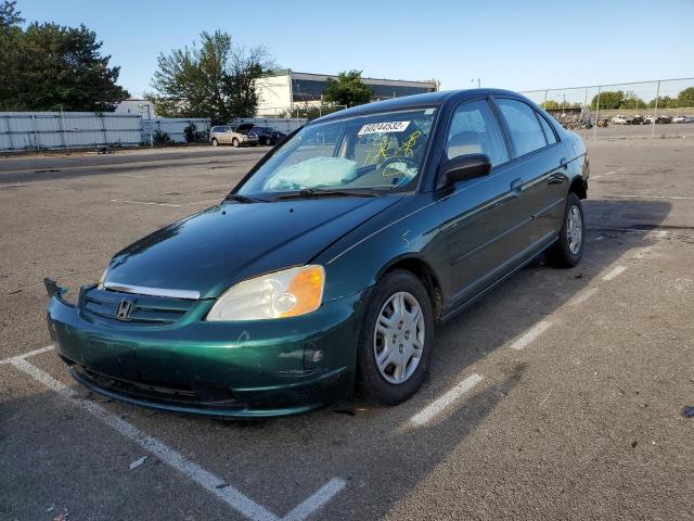 Photo 2 from auction – 2001 HONDA CIVIC LX with VIN 1HGES16501L063190