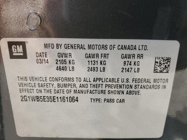 Photo 10 from auction – 2014 CHEVROLET IMPALA LIM with VIN 2G1WB5E35E1161064