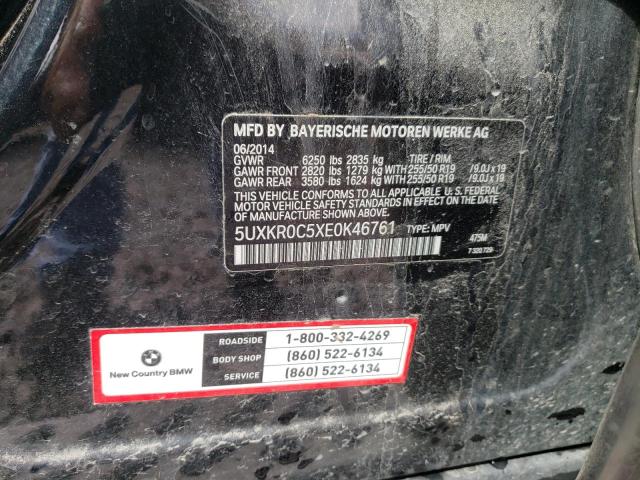 Photo 10 from auction – 2014 BMW X5 XDRIVE3 with VIN 5UXKR0C5XE0K46761