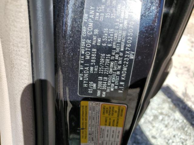 Photo 10 from auction – 2007 HYUNDAI ENTOURAGE with VIN KNDMC233X76025070