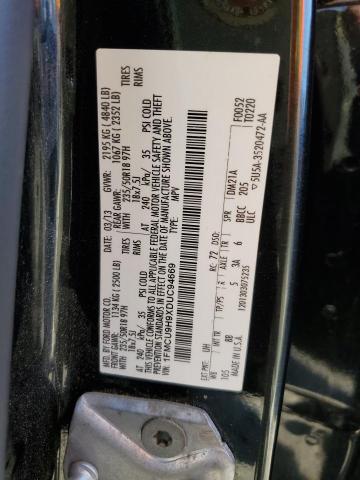 Photo 10 from auction – 2013 FORD ESCAPE SEL with VIN 1FMCU9H9XDUC94669