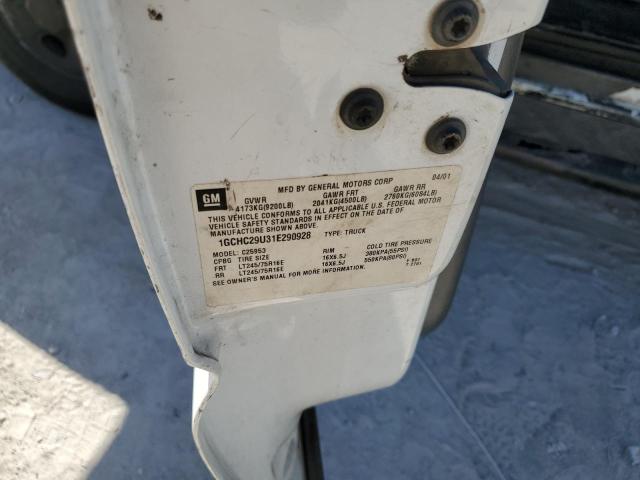 Photo 10 from auction – 2001 CHEVROLET 2500 with VIN 1GCHC29U31E290928