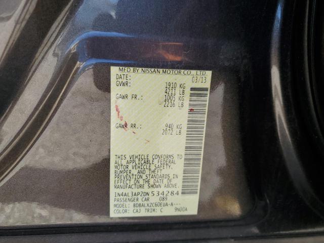 Photo 10 from auction – 2013 NISSAN ALTIMA 2.5 with VIN 1N4AL3AP2DN534284