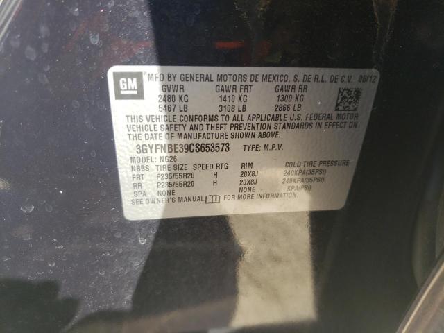 Фото 10 с аукциона – 2012 CADILLAC SRX PERFOR с VIN 3GYFNBE39CS653573