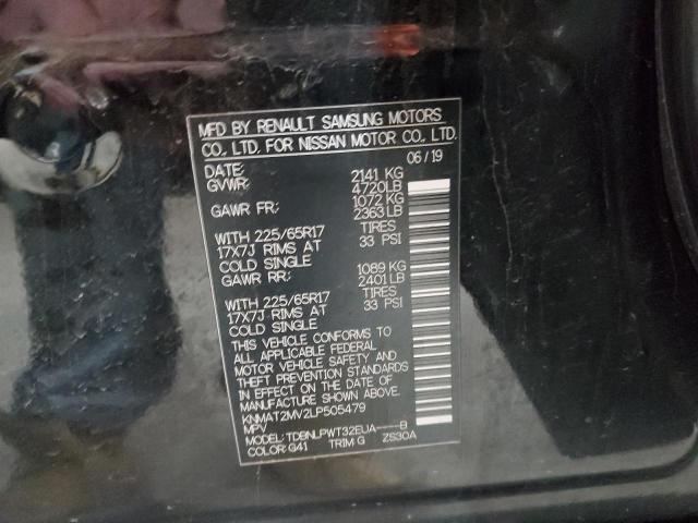 Photo 10 from auction – 2020 NISSAN ROGUE S with VIN KNMAT2MV2LP505479