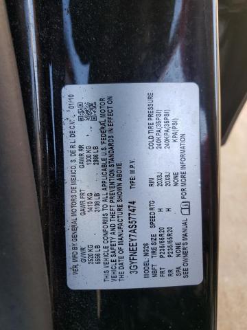 Photo 10 from auction – 2010 CADILLAC SRX PERFOR with VIN 3GYFNEEY7AS577474