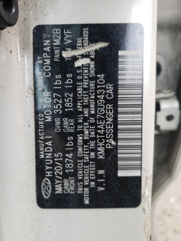 Photo 10 from auction – 2016 HYUNDAI ACCENT SE with VIN KMHCT4AE7GU943104