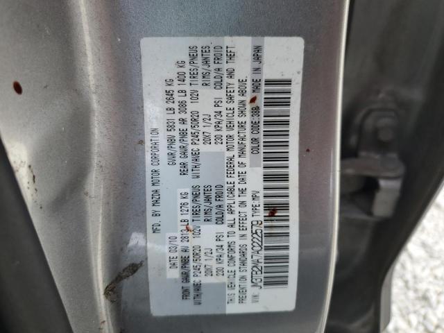 Photo 10 from auction – 2010 MAZDA CX-9 with VIN JM3TB2MA7A0222579