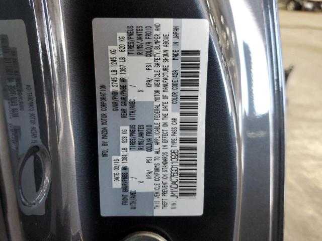Photo 10 from auction – 2016 MAZDA MX-5 MIATA with VIN JM1NDAC76G0110926