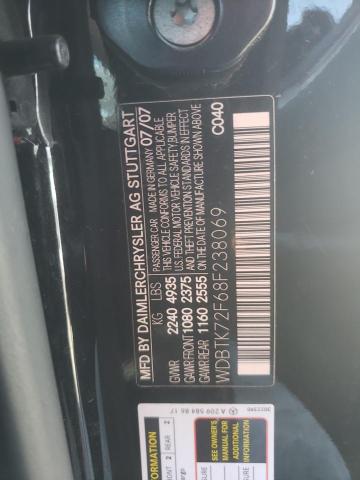 Photo 10 from auction – 2008 MERCEDES-BENZ CLK 550 with VIN WDBTK72F68F238069