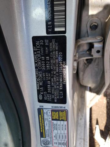 Photo 10 from auction – 2016 KIA RIO LX with VIN KNADM4A32G6540220