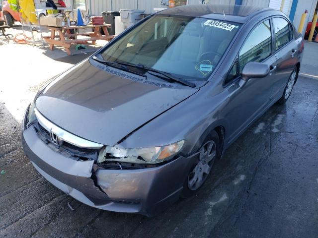 Photo 2 from auction – 2010 HONDA CIVIC LX with VIN 2HGFA1F55AH547697