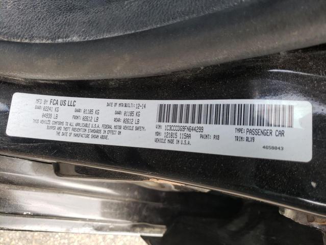 Photo 10 from auction – 2015 CHRYSLER 200 S with VIN 1C3CCCDG9FN644299