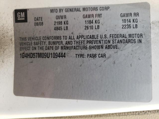 Photo 10 from auction – 2009 BUICK LUCERNE CX with VIN 1G4HD57M09U109444
