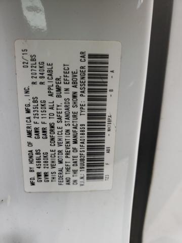 Photo 10 from auction – 2015 ACURA TLX TECH with VIN 19UUB2F51FA018859