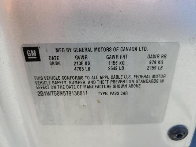 Photo 10 from auction – 2007 CHEVROLET IMPALA LT with VIN 2G1WT58N579138611