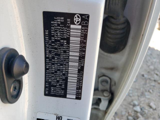 Photo 10 from auction – 2014 TOYOTA COROLLA L with VIN 5YFBURHE0EP068572