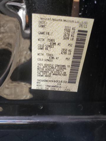 Photo 10 from auction – 2012 NISSAN ARMADA SV with VIN 5N1AA0NCXCN601830